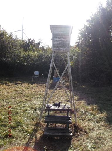 Wetterhütte im Sonnenlicht