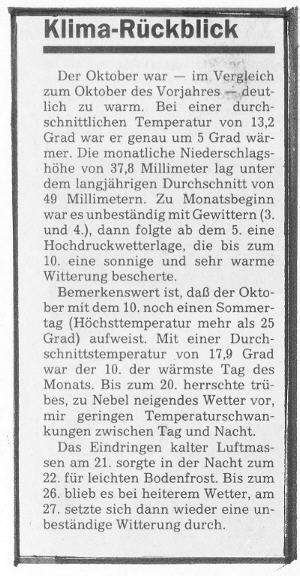 Wormser Allgemeine Zeitung vom 04.11. 1995