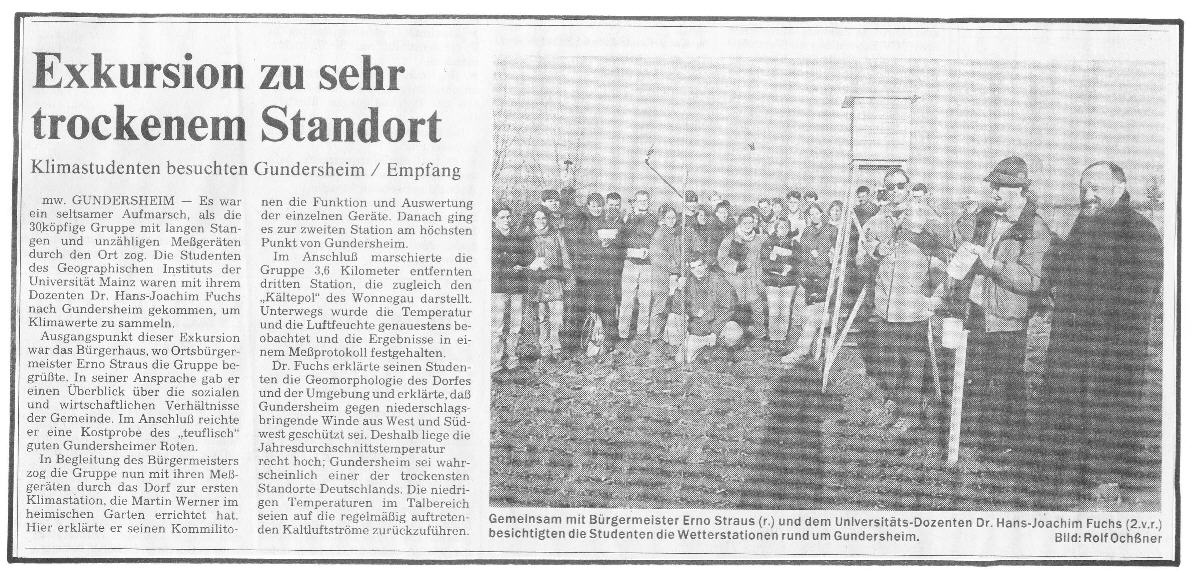 Wormser Allgemeine Zeitung vom 20.01. 1996