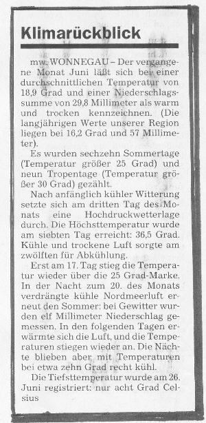 Wormser Allgemeine Zeitung vom 01.07. 1996
