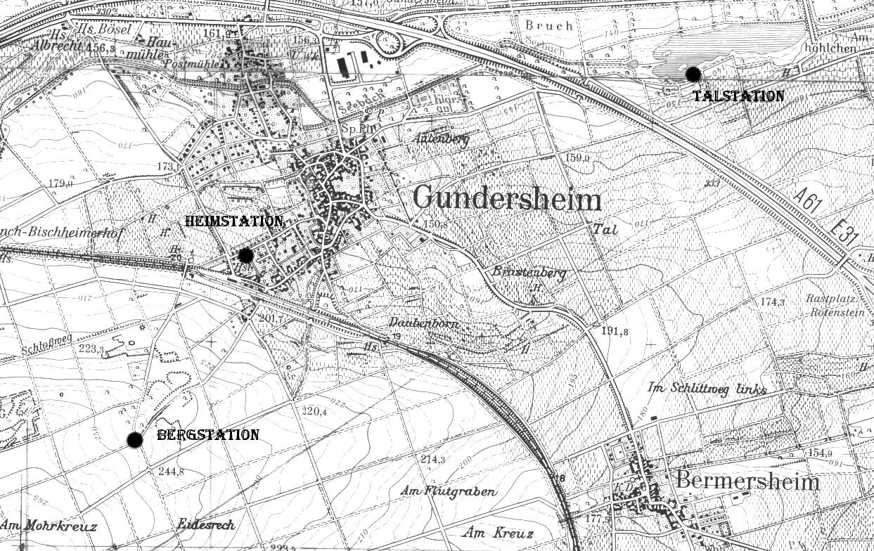 Topographische Karte